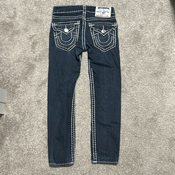 True Religion White Stitch Skinny Jeans - Picture 2 of 5
